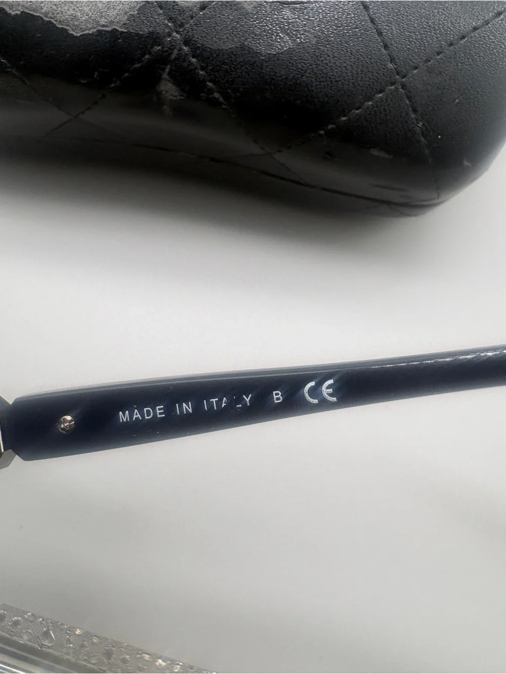 Chanel 5286-A Navy Blue Gradient Oversized Sunglasses With Case